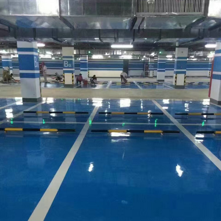 莆田滄晟地坪漆:環氧地坪漆車庫熱熔涂料畫線的施工工藝